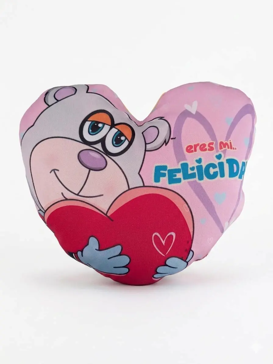 Cojin Corazon Eres mi Felicidad - vista 1