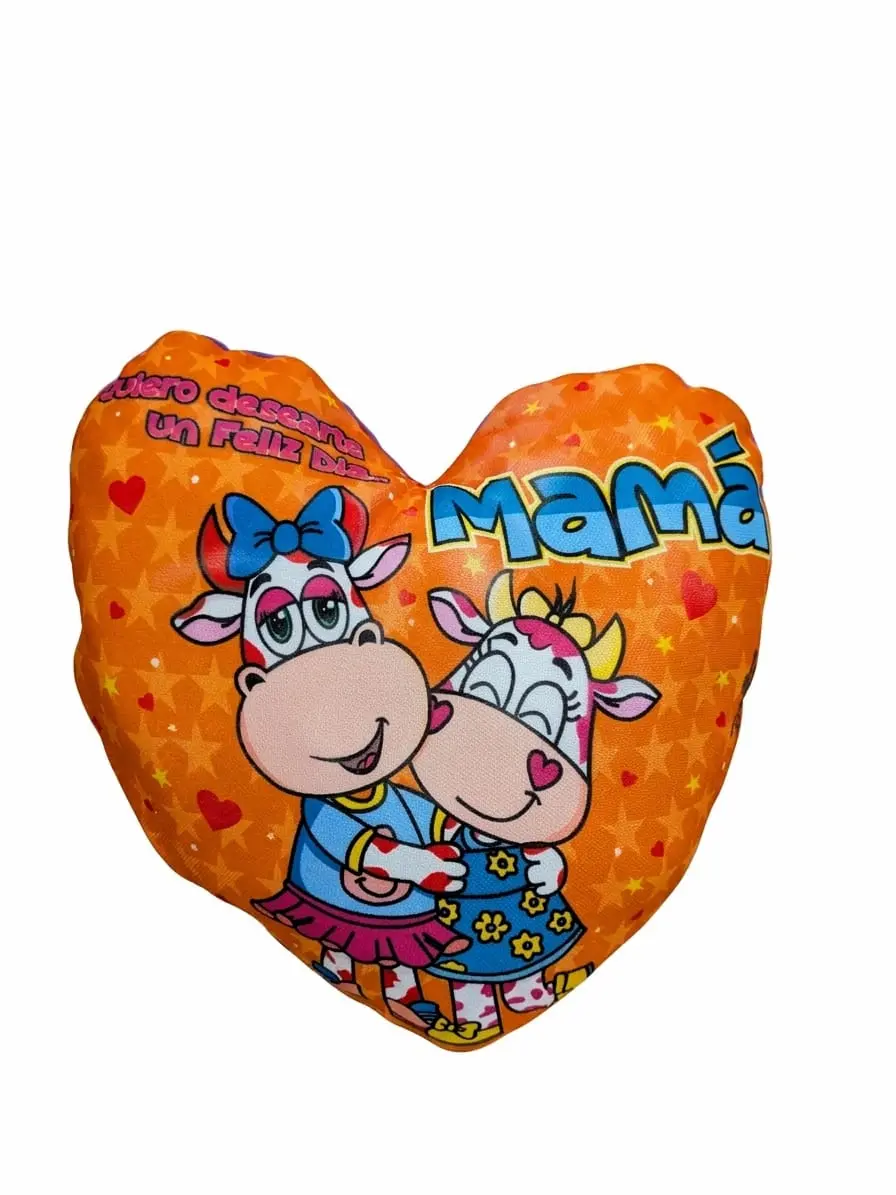 Cojin Corazon Feliz Dia Mama - vista 1